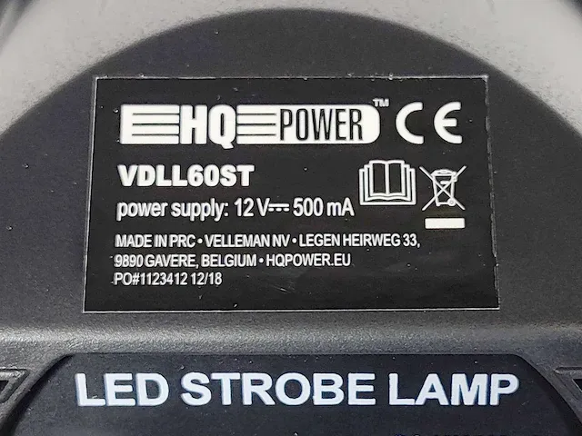 Hq-power - vdll60st - led stroboscoop (4x) - afbeelding 3 van  5