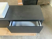H&r bloxx line badmeubel 140cm black oak - afbeelding 5 van  8