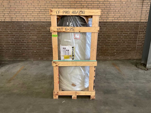 Hr gasboiler - ef pro 40/230 - 227 liter 41,3kw - afbeelding 2 van  3