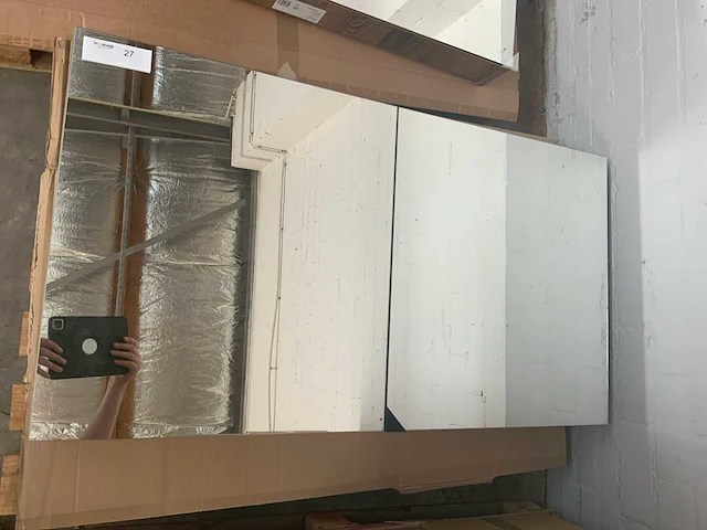 Hr s-line spiegelkast 120x65cm - afbeelding 1 van  6