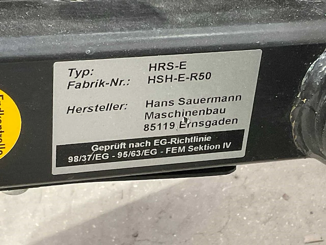 Hrs-e veiligheidsbeugel heftruck - afbeelding 6 van  6