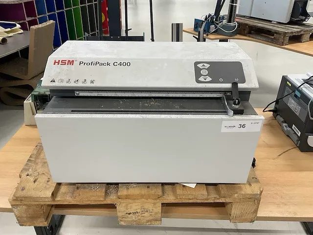 Hsm profipack c400 kartonperforator - afbeelding 1 van  5