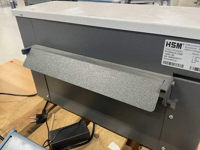 Hsm profipack c400 kartonperforator - afbeelding 4 van  5
