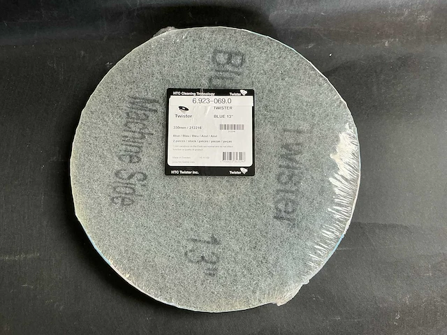 Htc cleaning technology twister pad blue 13 inch (5x) - afbeelding 2 van  3