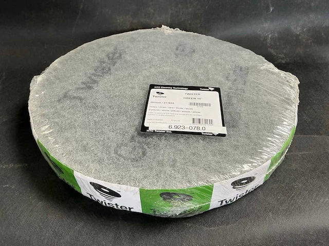 Htc cleaning technology twister pad green 15 inch (3x) - afbeelding 1 van  3