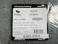 Htc cleaning technology twister pad green 15 inch (3x) - afbeelding 3 van  3