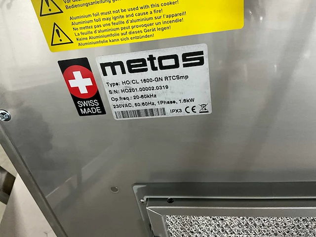 Htc ho/cl 1600-gn rtcs inductie warmhoudplaat - afbeelding 6 van  7