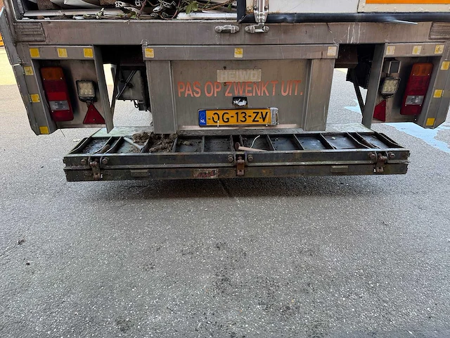 H.t.f. - 2002 - hzp32 - oplegger met gesloten opbouw v.v gestuurde achteras, ama laadklep 14 meter og-13-zv - afbeelding 13 van  19
