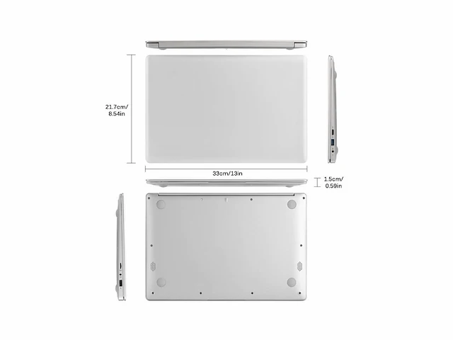 Huashetrade 14 inch laptop intel celeron n3350 64bit 4gb ddr3 ram 64gb qwerty - afbeelding 2 van  5