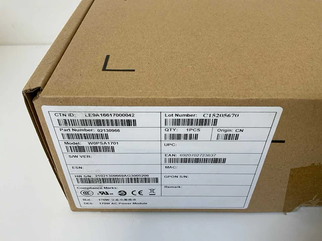 Huawei (02130966) 170w ac power supply (new) (5x) - afbeelding 4 van  6