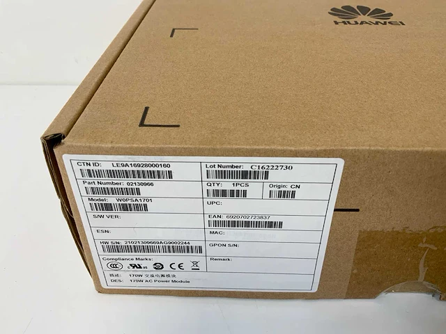 Huawei (02130966) 170w ac power supply (new) (5x) - afbeelding 5 van  10