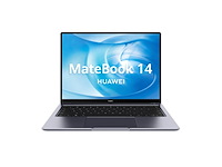 Huawei matebook 14 laptop computer 14 2k amd ryzen 54600h 8gb ram 512gb ssd windows 10 home grijs qwerty - afbeelding 1 van  5