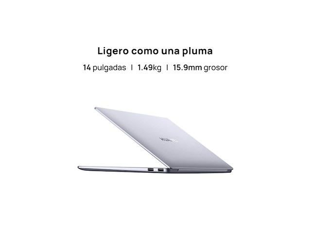Huawei matebook 14 laptop computer 14 2k amd ryzen 54600h 8gb ram 512gb ssd windows 10 home grijs qwerty - afbeelding 2 van  5