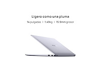 Huawei matebook 14 laptop computer 14 2k amd ryzen 54600h 8gb ram 512gb ssd windows 10 home grijs qwerty - afbeelding 2 van  5