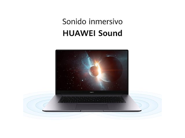 Huawei matebook 14 laptop computer 14 2k amd ryzen 54600h 8gb ram 512gb ssd windows 10 home grijs qwerty - afbeelding 4 van  5