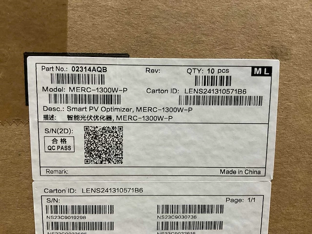 Huawei merc-1300w-p smart pv optimizer (100x) - afbeelding 3 van  5