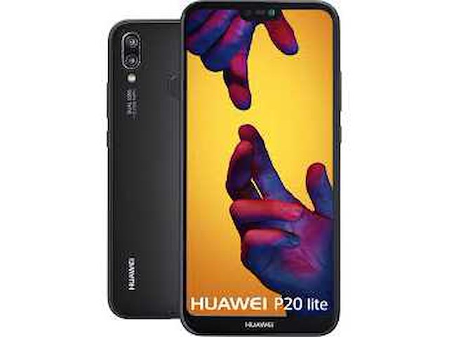 Huawei p20 lite 64gb (ane-lx1) midnight black - afbeelding 1 van  4