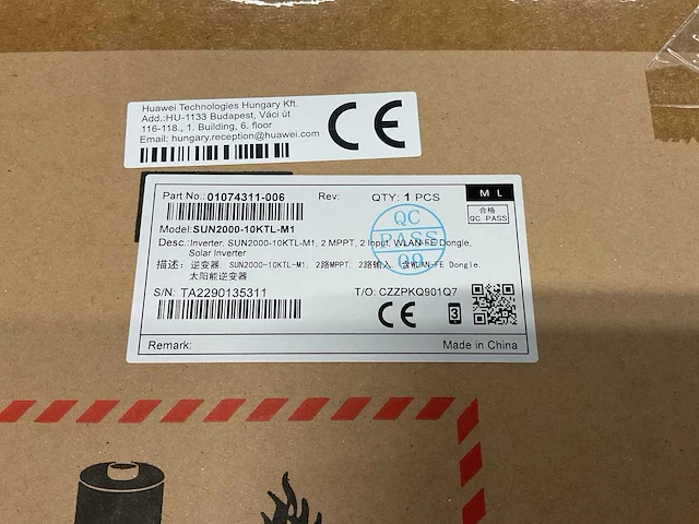 Huawei sun2000-10ktl-m1 omvormer - afbeelding 4 van  4