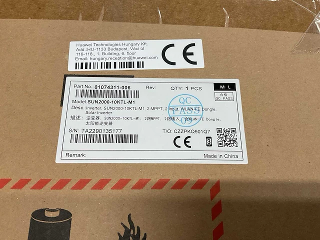 Huawei sun2000-10ktl-m1 omvormer - afbeelding 4 van  4