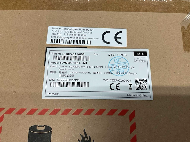 Huawei sun2000-10ktl-m1 omvormer - afbeelding 4 van  4