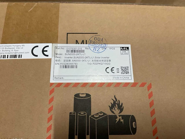 Huawei sun2000-ktl-l1 omvormer - afbeelding 5 van  5
