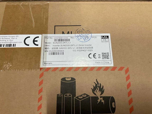 Huawei sun2000-ktl-l1 omvormer - afbeelding 5 van  5