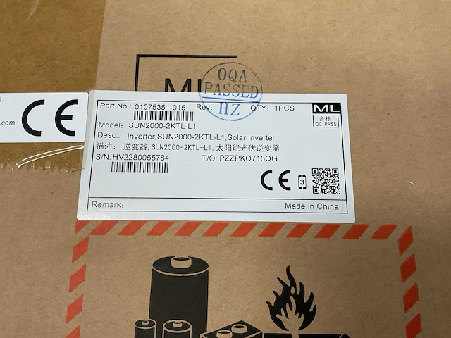 Huawei sun2000-ktl-l1 omvormer - afbeelding 5 van  5