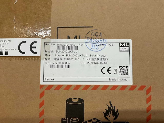Huawei sun2000-ktl-l1 omvormer - afbeelding 5 van  5