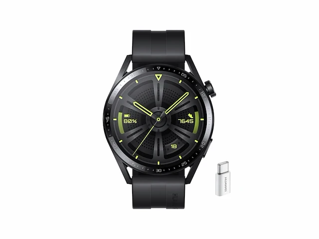 Huawei watch gt 3 46 mm zwart - afbeelding 1 van  4