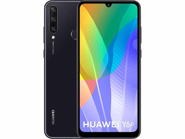 Huawei y6p - 64gb - zwart - afbeelding 1 van  2