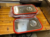 Hubert siliconen 1/1 gn deksels (6x) - afbeelding 2 van  5