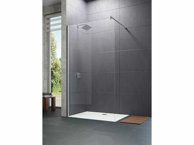 Hueppe 8e1110087301 dwst walk-in douchewand - afbeelding 1 van  5