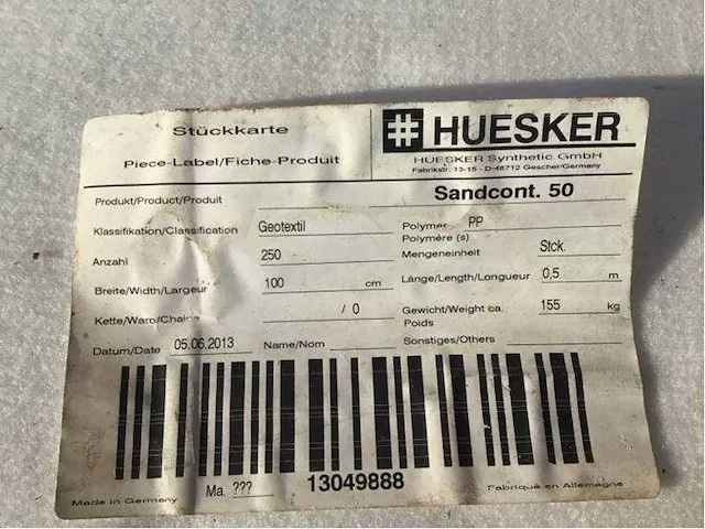 Huesker - sandcont. 50 - mini big-bag (50x) - afbeelding 5 van  13