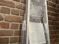 Huishoudtrap/geribbelde staande sportladder 3 treden zarges, nova s 42453 - afbeelding 3 van  4