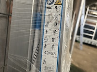 Huishoudtrap/geribbelde staande sportladder 3 treden zarges, nova s 42453 - afbeelding 4 van  4