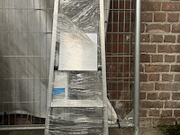 Huishoudtrap/geribbelde staande sportladder 3 treden zarges, nova s 42453 - afbeelding 2 van  4