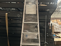 Huishoudtrap/geribbelde staande sportladder 5 treden zarges, nova s 42455 - afbeelding 2 van  4