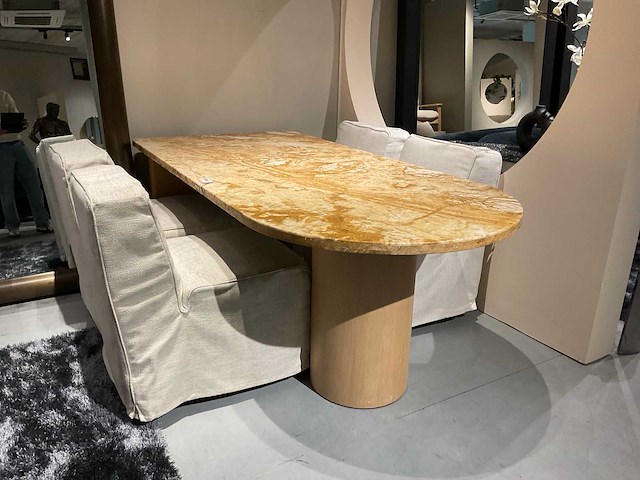 Huiu verrijdbare eetkamerstoel (4x) - afbeelding 3 van  10