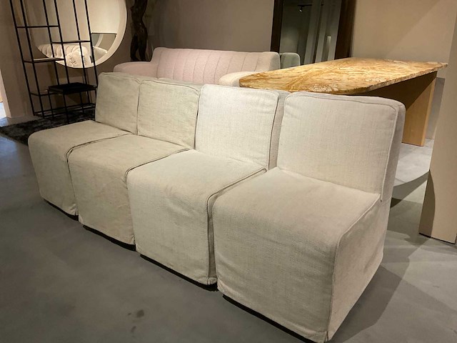 Huiu verrijdbare eetkamerstoel (4x) - afbeelding 4 van  10