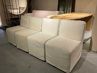 Huiu verrijdbare eetkamerstoel (4x) - afbeelding 4 van  10