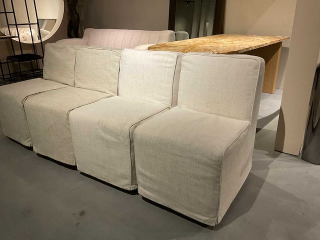 Huiu verrijdbare eetkamerstoel (4x) - afbeelding 5 van  10