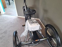 Huka driewielerfiets |model city | lage instap | kleur gunmetal grey | maat m - afbeelding 10 van  19