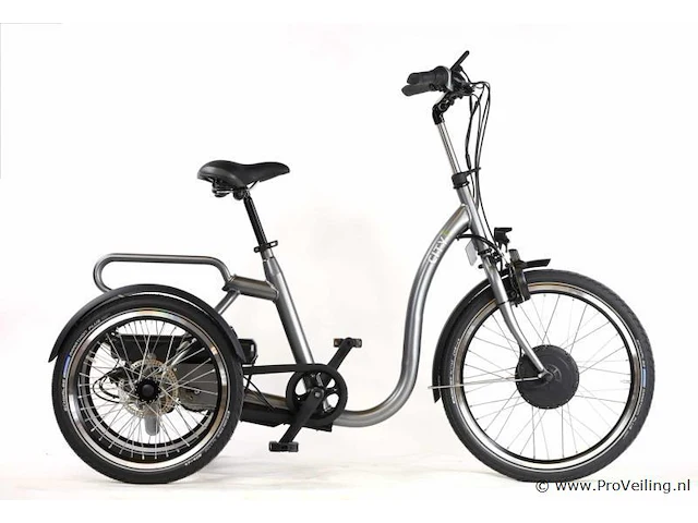Huka driewielerfiets |model city | lage instap | kleur gunmetal grey | maat m - afbeelding 11 van  19