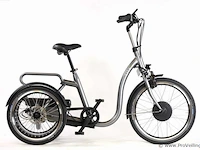 Huka driewielerfiets |model city | lage instap | kleur gunmetal grey | maat m - afbeelding 11 van  19