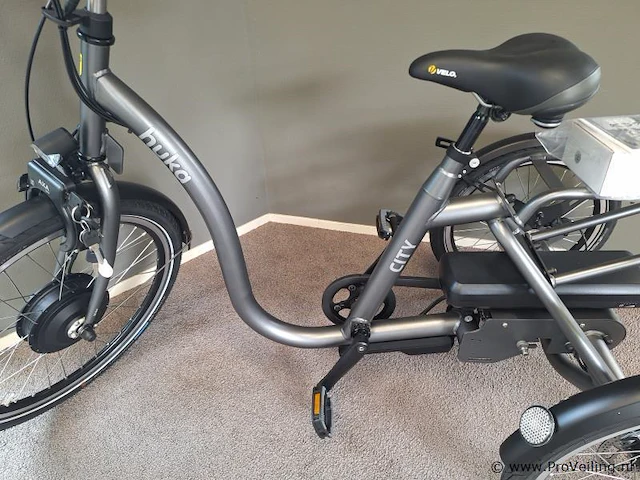 Huka driewielerfiets |model city | lage instap | kleur gunmetal grey | maat m - afbeelding 13 van  19