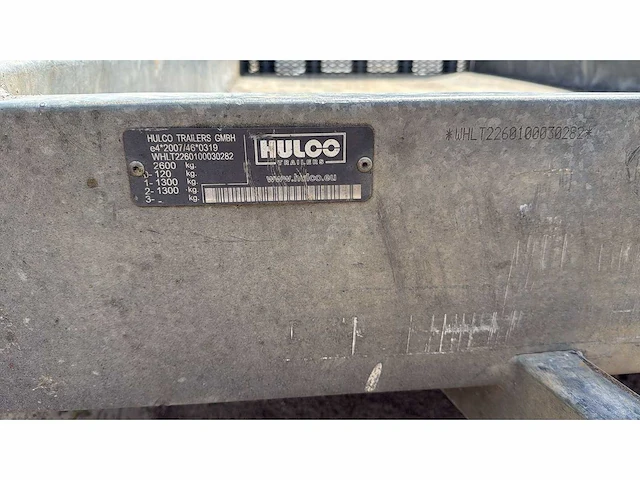 Hulco - 2007 - machinetransporter - dieplader - aanhangwagen - afbeelding 7 van  8