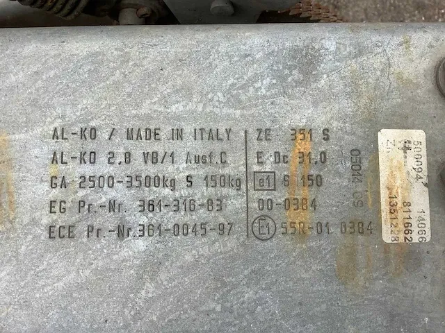 Hulco aanhangwagen - afbeelding 5 van  8