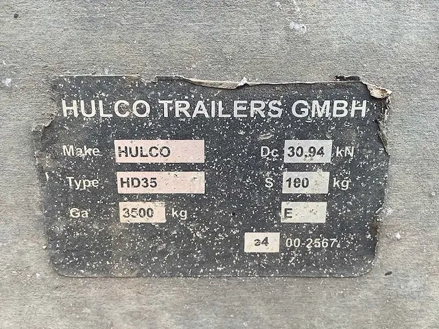 Hulco aanhangwagen - afbeelding 6 van  8