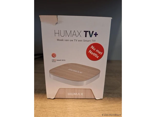 Humax tv+ h3 netflix media-speler | nieuw in verpakking - afbeelding 1 van  3