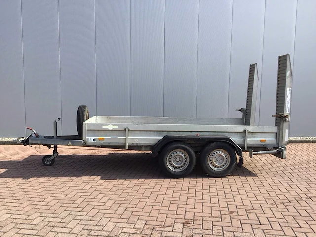 Humbaur dieplader 2000 machine transporter aanhangwagen - afbeelding 2 van  16